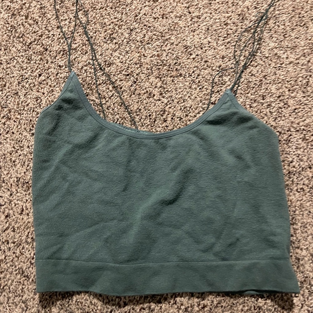 fuzzy tank top